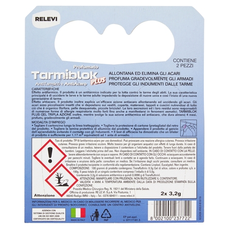 Relevi Tarmiblok Plus Profumato Lavanda 2 x 3,2 g